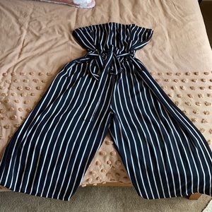 Black/white jumpsuit